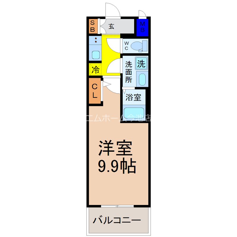 S-RESIDENCE勝川駅前 間取図