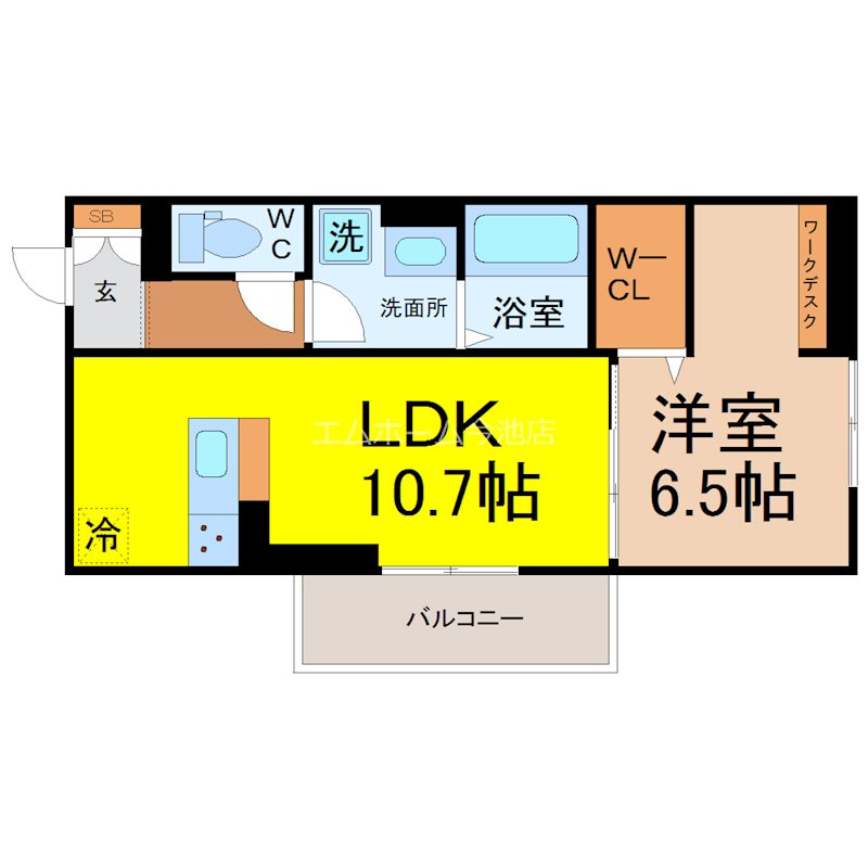 サンベルテ竹越 間取図