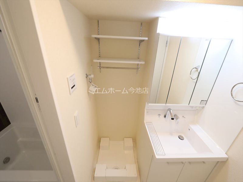 サンベルテ竹越 室内洗濯機置き場