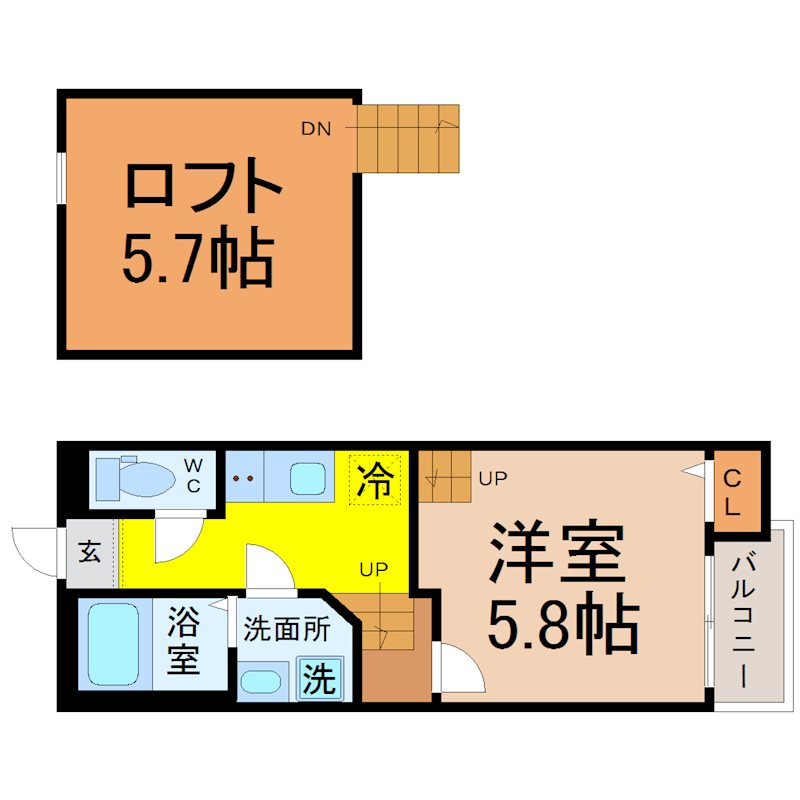 Creo矢田 間取図