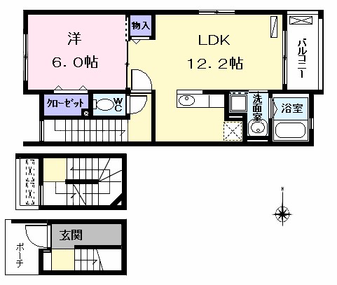 グランシュール　Ⅲ 間取り