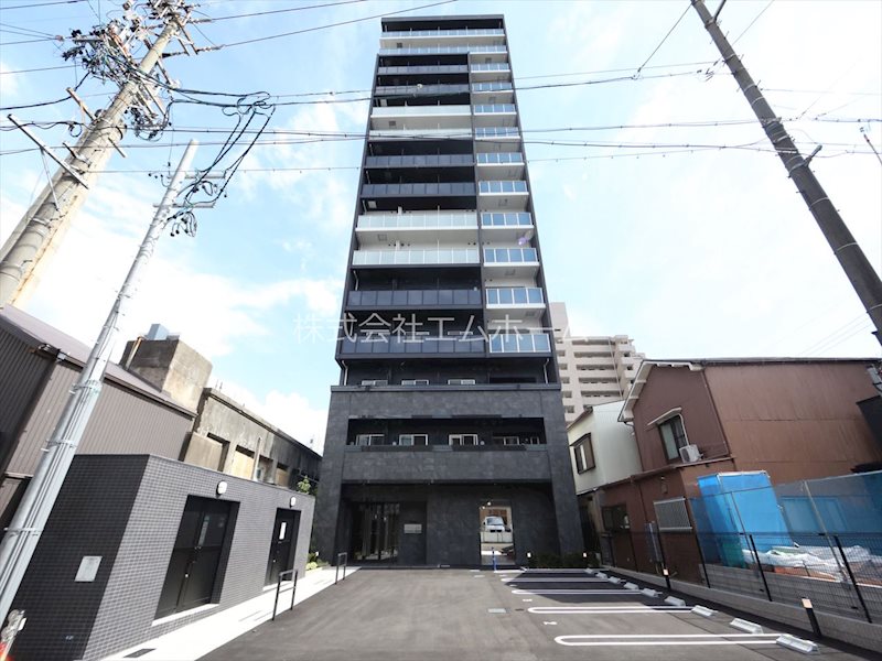 ディアレイシャス尾頭橋 外観　オートロック　宅配ＢＯＸ　防犯カメラ付