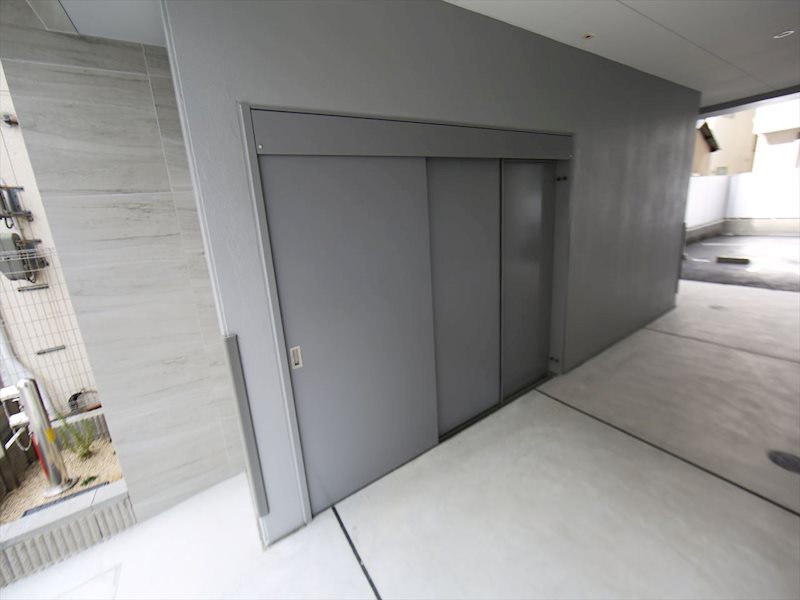 スプランディッド名駅NORTH 敷地内ゴミ捨て場