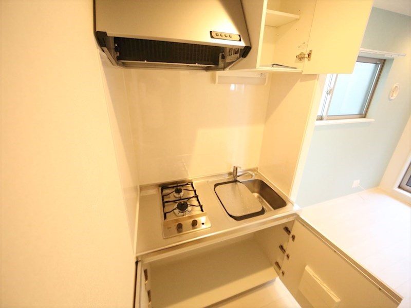 シャルム名古屋II システムキッチン（ガス2口コンロ付）　同仕様写真