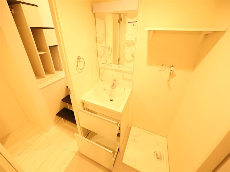 ハーモニーテラス金屋II 脱衣所　独立洗面台（シャンプードレッサー付）　同仕様写真