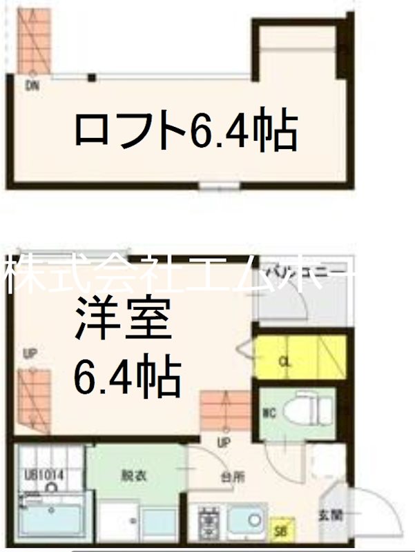 ハーモニーテラス塩釜口 間取図