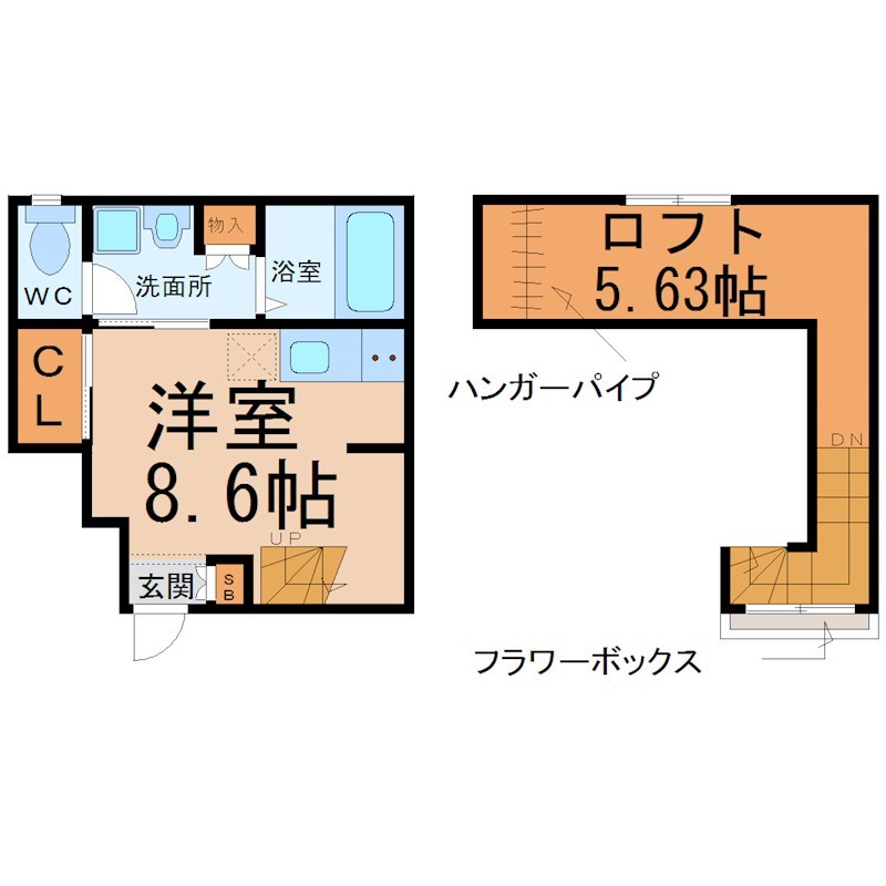 Ｃａｒｐｅｄｉｅｍ（カルペディエム） 間取図