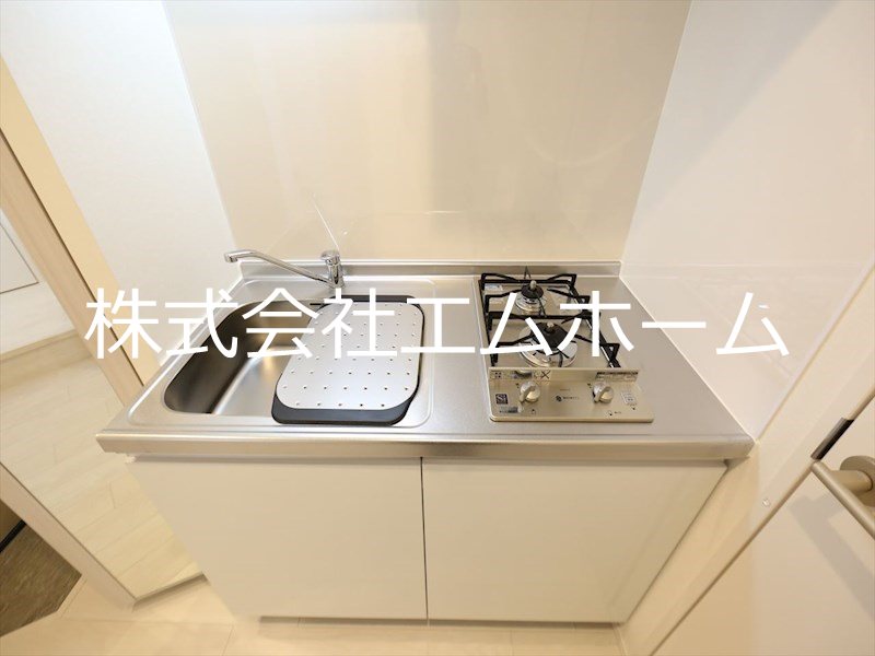 ハーモニーテラスイズモ システムキッチン（ガス2口コンロ付）同型写真