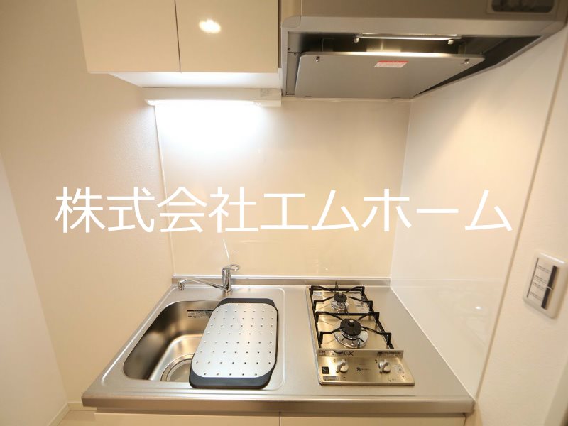 サイプレスト松原町 システムキッチン（ガス2口）同型写真