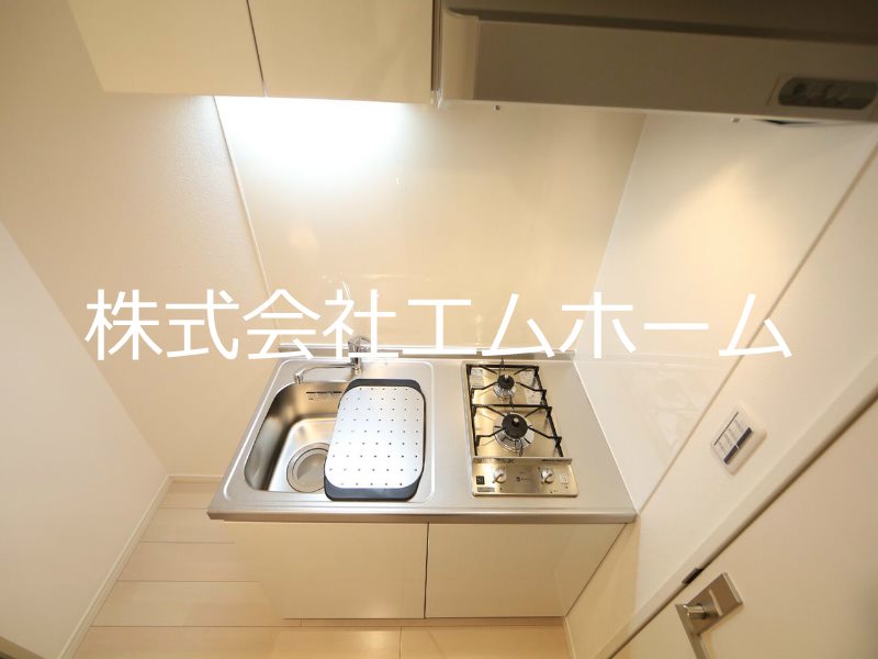 サイプレスト松原町 システムキッチン（ガス2口）同型写真