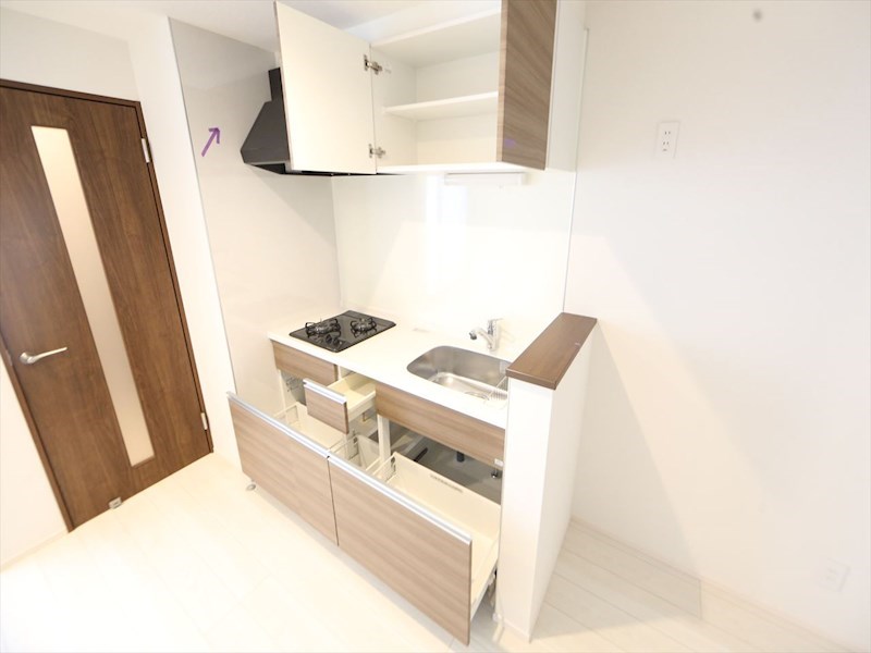 ＲＥＧＡＬＥＳＴ三番町 システムキッチン（ガス2口コンロ付）　同仕様写真