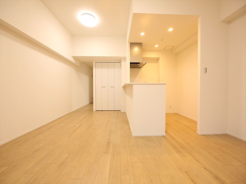 ＮＲ金山 ＬＤＫ15.3帖　カウンターキッチン　南面バルコニー