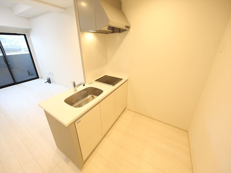 Ｅ－ｃｉｔｙ大須 システムキッチン（ＩＨ2口コンロ付）カウンターキッチン