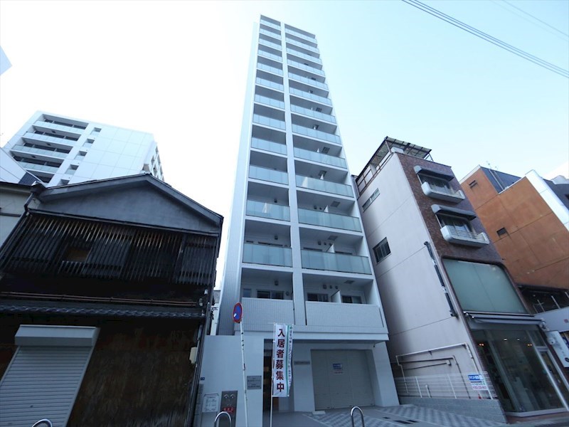 クレストタワー栄 外観　オートロック　宅配ＢＯＸ　防犯カメラ
