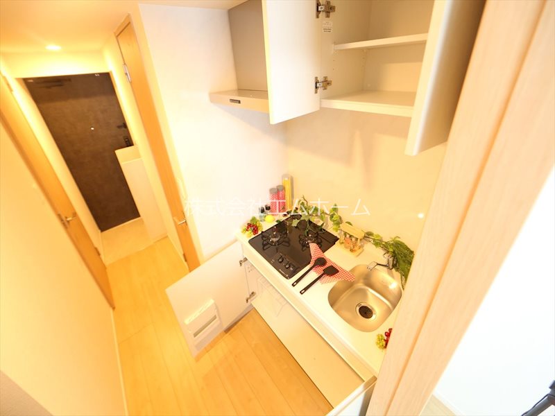 Ｓ－ＲＥＳＩＤＥＮＣＥ尾頭橋 システムキッチン（ガス2口コンロ付）