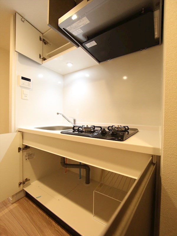 S-RESIDENCE名駅NorthⅡ システムキッチン（ガス2口コンロ付）
