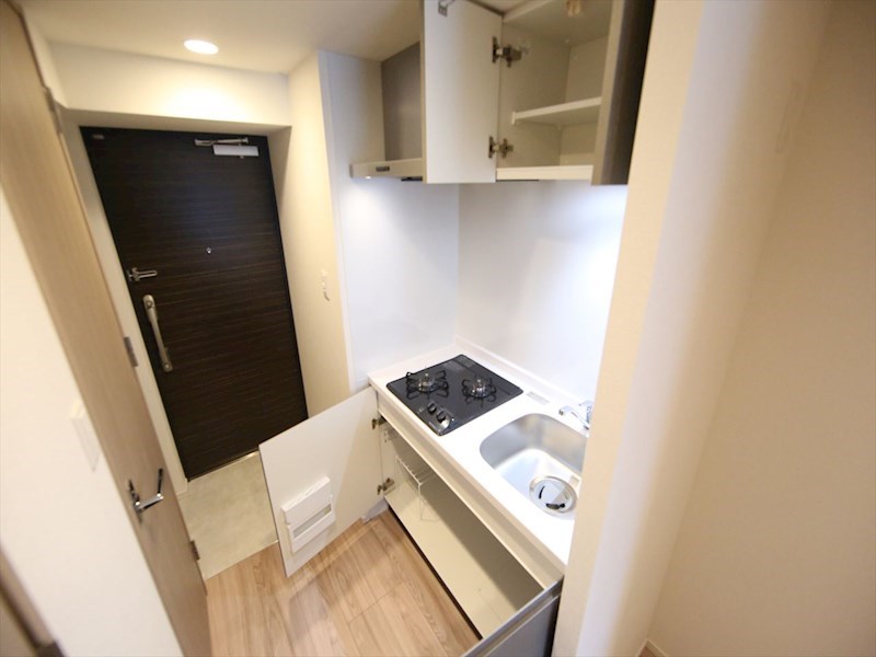 S-RESIDENCE名駅NorthⅡ システムキッチン（ガス2口コンロ付）