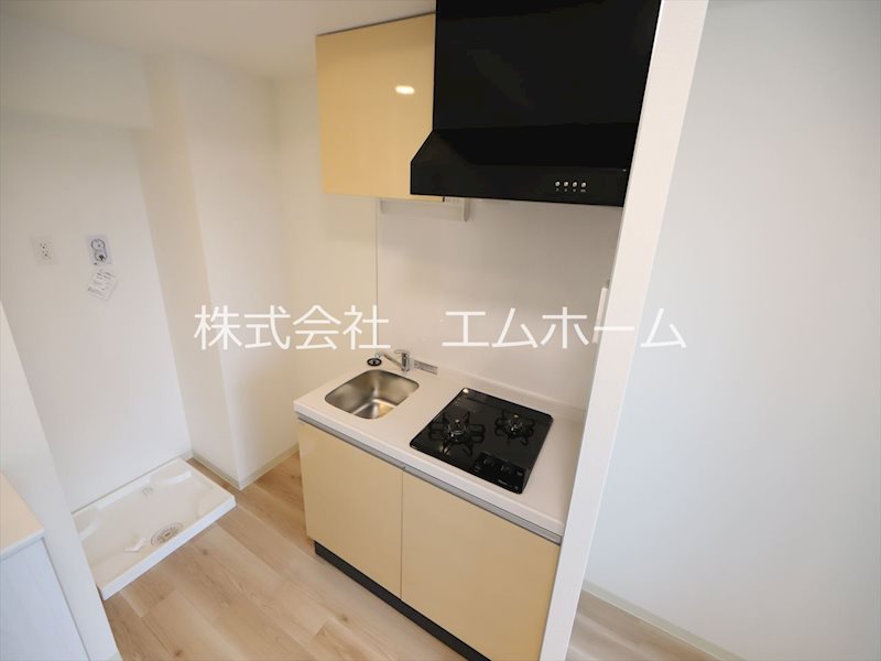 セントフィオーレ岩塚 システムキッチン（ガス2口コンロ付）
