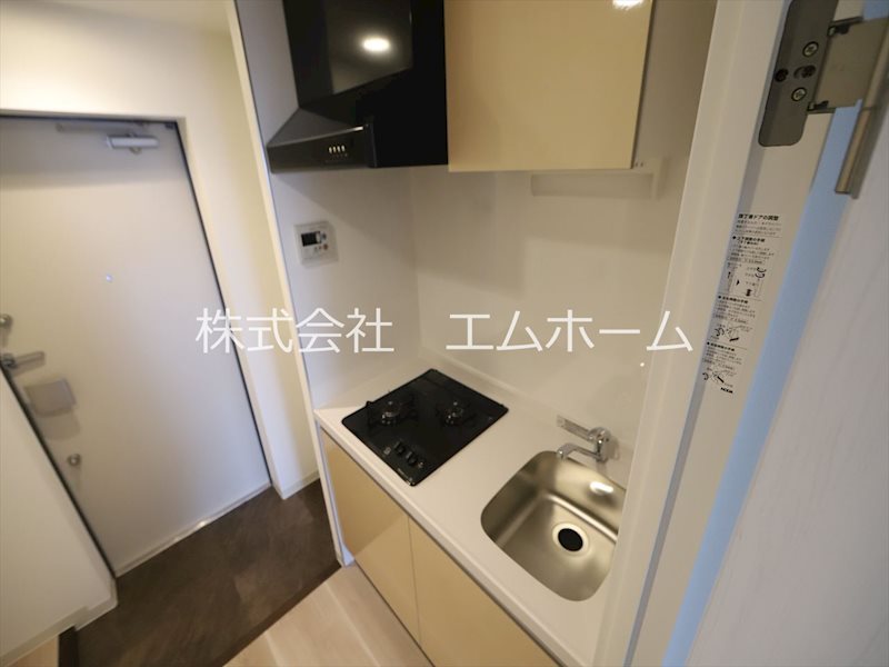 セントフィオーレ岩塚 システムキッチン（ガス2口コンロ付）