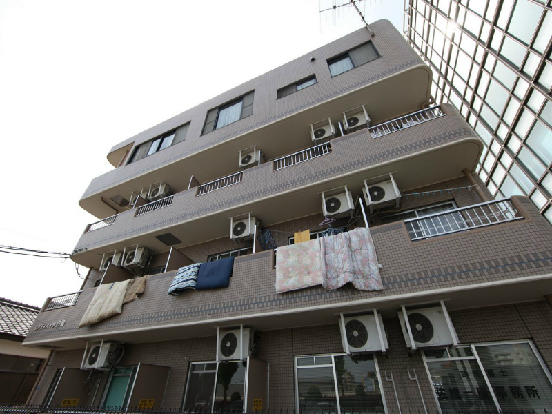 リバティハイツ白鳥 外観　家具家電（冷蔵庫レンジ洗濯機）ご用意できます