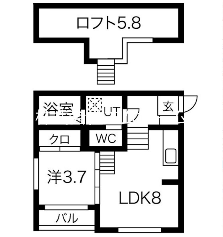 ｉーｓｍａｒｔ1 間取図