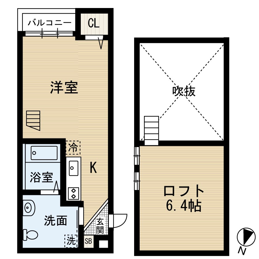 ＭＹＵＶ（エムワイユーファイブ） 間取図