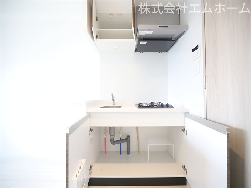 S－RESIDENCE神宮西駅前ａｓｃｅｎｔ システムキッチン（２口ガスコンロ）