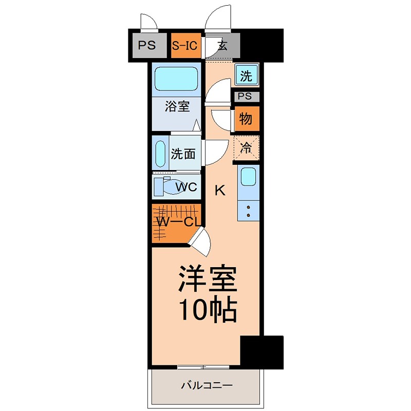 ザ・パークハビオ名古屋松原 洋室10帖　ウォークインクローゼット