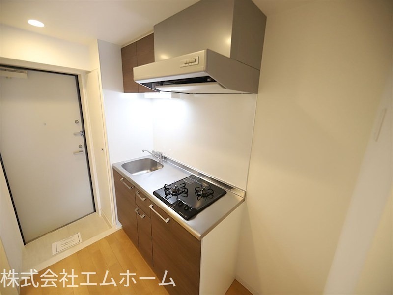 アールズコート新瑞橋駅前 システムキッチン　ガスコンロ2口