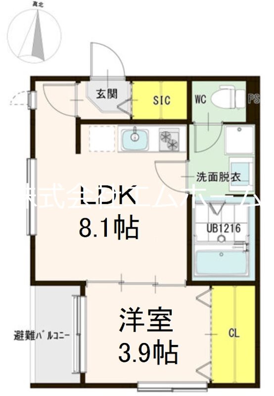 Apelila名駅南（アペリラメイエキミナミ） 間取図