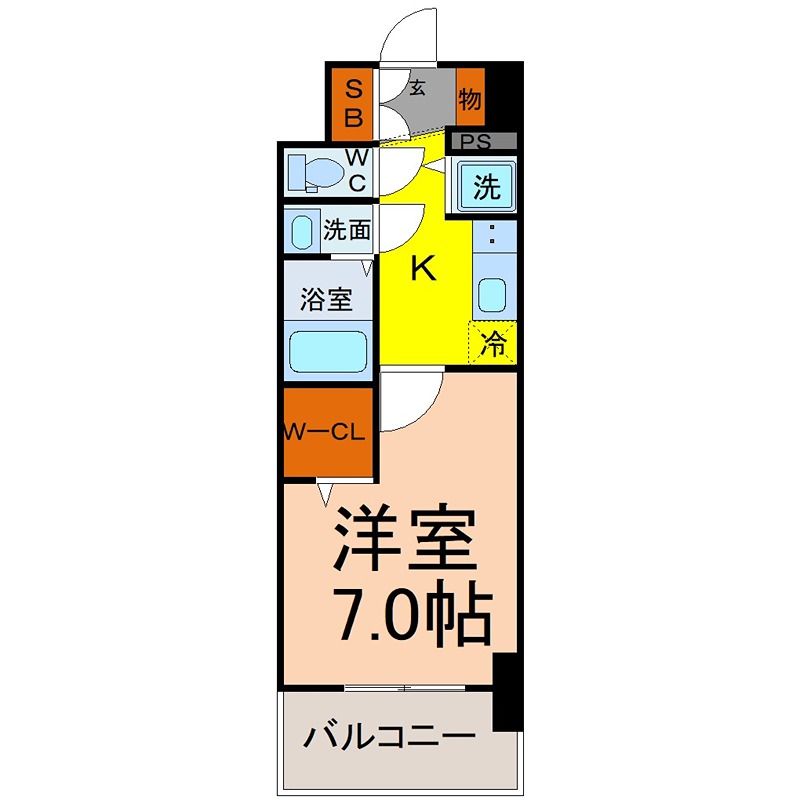 エスリード金山ル・グラン 洋室7帖　ウォークインクローゼット