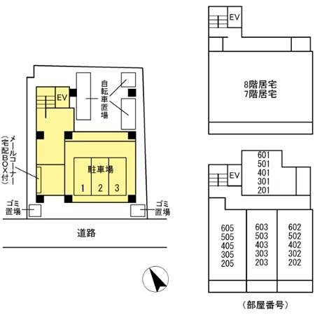 シトラスガーデン 建物配置図