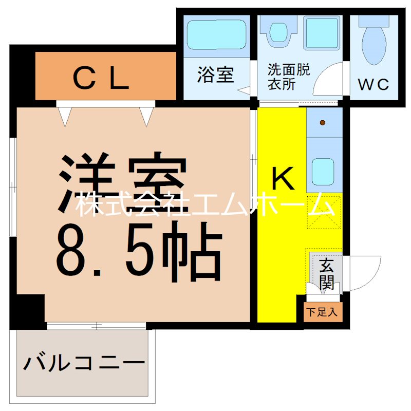 ｄｉｘ・9・7ビル（ディスナインセブンビル） 間取図