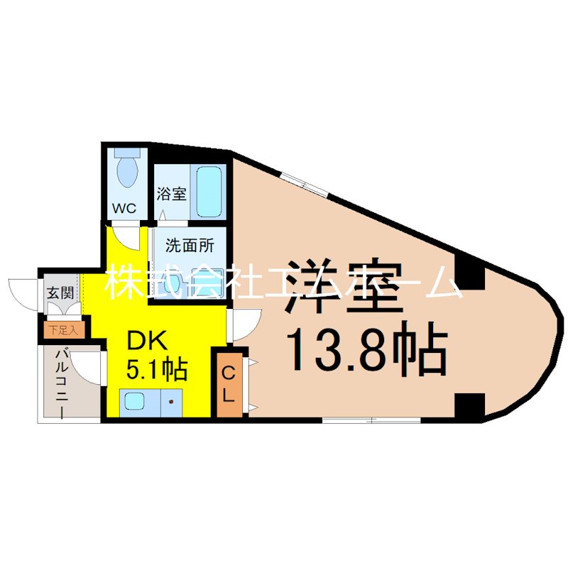 ｄｉｘ・9・7ビル（ディスナインセブンビル） 間取図