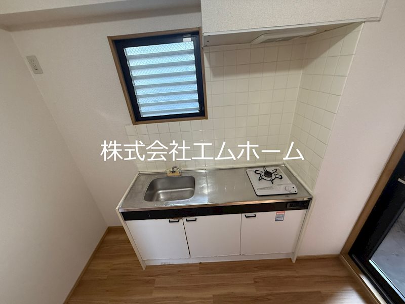 ｄｉｘ・9・7ビル（ディスナインセブンビル） ガスキッチン（調理スペースゆったり）