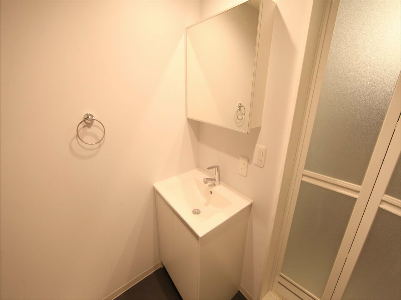 ＣｏｚｙＨｏｕｓｅ清水 脱衣所　独立洗面台（シャンプードレッサー付）収納スペース有