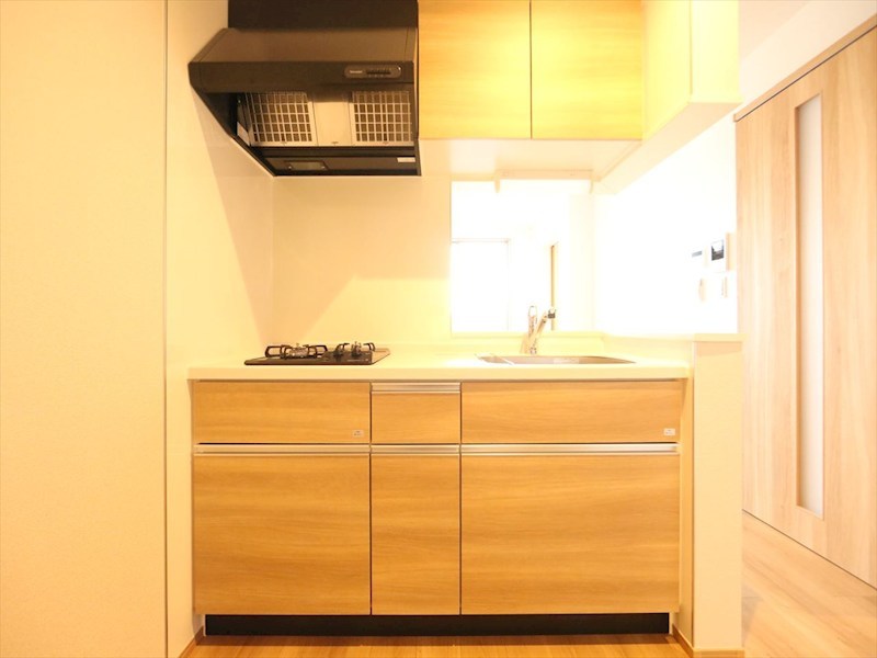 REGALEST WOOD TERRACE JOSHIN システムキッチン（ガス2口コンロ付）　同仕様写真
