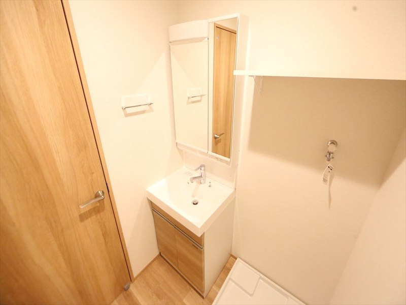 REGALEST WOOD TERRACE JOSHIN 脱衣所　独立洗面台（シャンプードレッサー付）　同仕様写真
